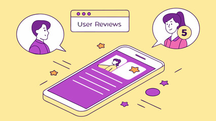 Cartoon vector illustration of a woman with shopping bags