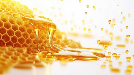 honeycomb with honey