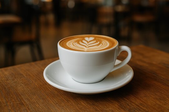 Mug for Coffee Shop Beverages Featuring Cappuccino Style