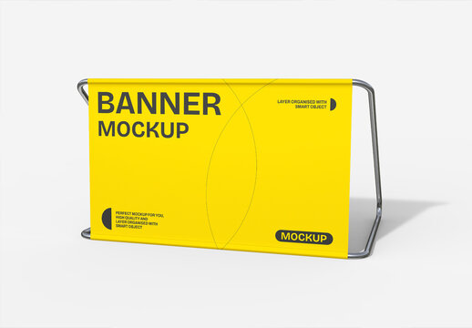 Banner Mockup Advertisement Display