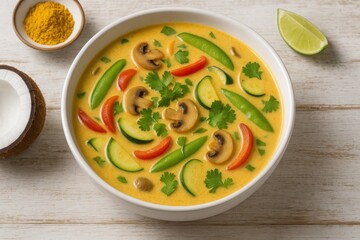 Creamy Coconut and Spice Broth