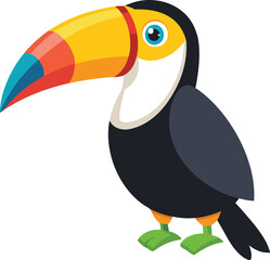Obraz premium Cute Toucan Vector Art