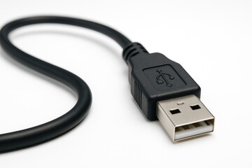 Detailed shot of a computer port