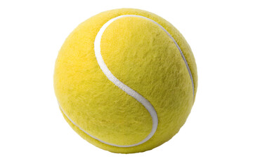 Vibrant Yellow Tennis Ball Close-Up