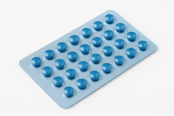 Hormone-based medication capsules on a plain white background