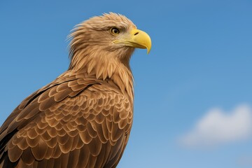 Obraz premium Bright White Tailed Sea Eagle Species
