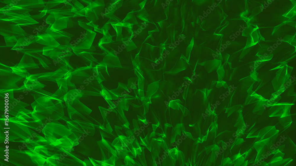 Poster abstract green geometric pattern dynamic background green light effects and green tones perfect for 