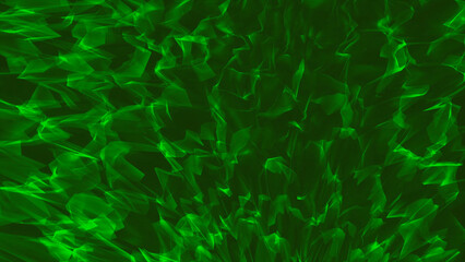 Abstract Green Geometric Pattern Dynamic Background Green Light Effects and Green Tones Perfect for...