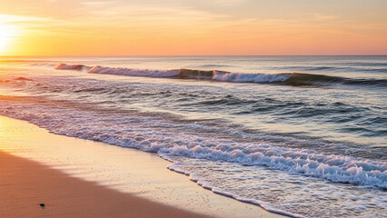 Fototapeta premium sunset on the beach
