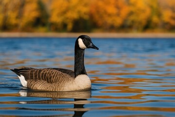 Obraz premium Canada Goose near the St. Lawrence River