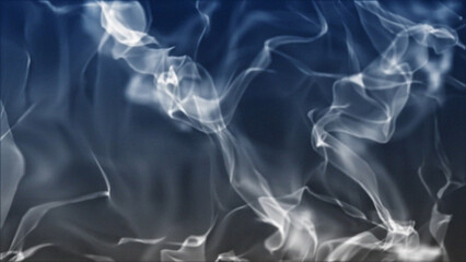 Serene Veils Abstract Background of Ethereal Grace Hues of Blue Gentle Movement and Soft Swirls of...