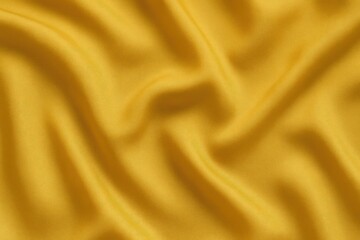 Fototapeta premium Elegant yellow silk with a matte finish, ideal for backgrounds, accents, wallpapers, posters, and postcards.