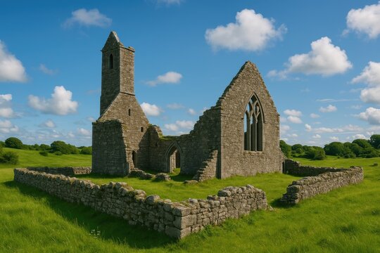 Historical Irish Church from Ancient Times