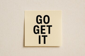 Retrieve it from the concise note with textured backdrop