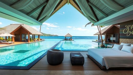 Fototapeta premium resort hotel