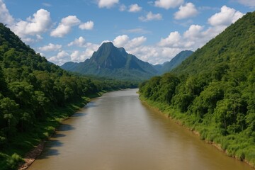 Thaungyin River: The Natural Divide Between Two Nations