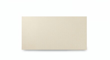 Blank washi sheet isolated on white background, front view, high clarity on handmade paper texture