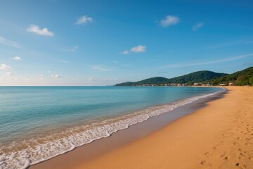 Morning serenity showcasing local charm