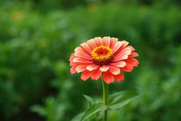 Garden flower in full bloom