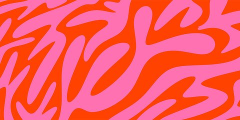 Abstract organic shape background doodle hand drawn background