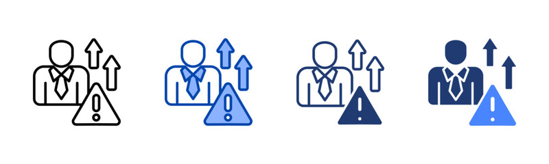 Succession icon set multiple style collection