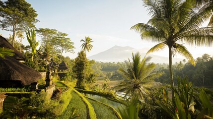 Obraz premium bali indonesia scenery