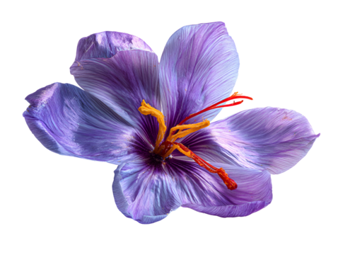 iris flower isolated on white background