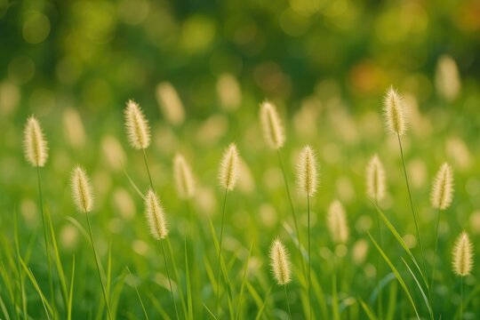 Floral grassy scenery backdrop