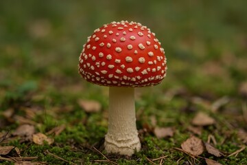 Fly amanita mushroom, Amanita muscaria species