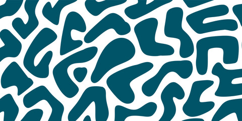 Abstract organic shape background doodle hand drawn background