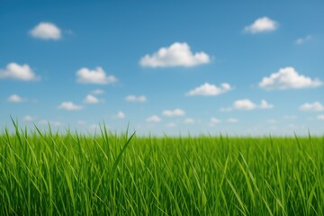 Lush greenery under a clear blue sky