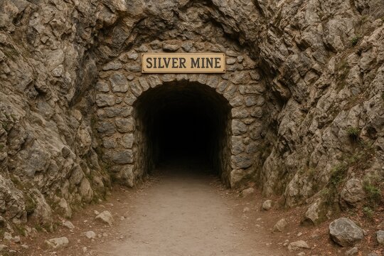Access point for the silver extraction site