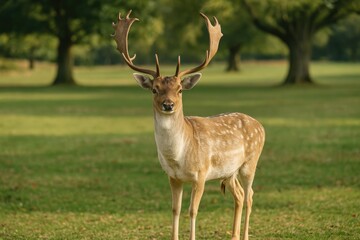 Male Fallow Deer with Antlers