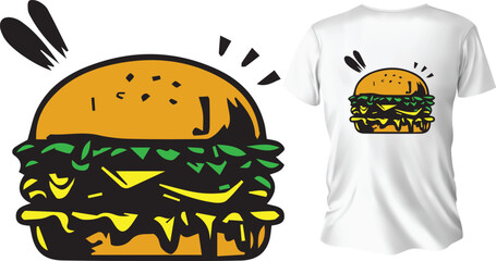 Vector illustration for tshirt, website, print, clip art, poster and print on demand merchandise.