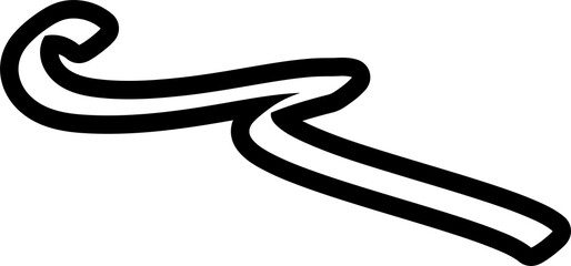 Ribbon party decoration icon, new year, celebrate, holiday