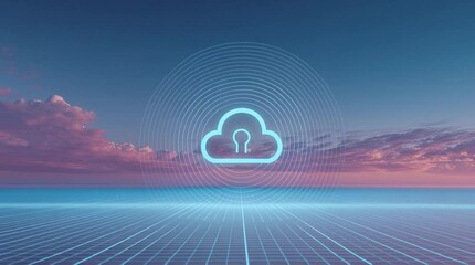 Man in a yoga pose on a blue background, a digital icon for web and business communication - Powered by Adobe