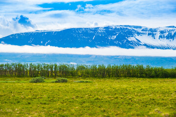 Amazing landscape in North East Iceland 