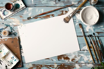 Detailed Color Image of Organised Artist Set Mockup