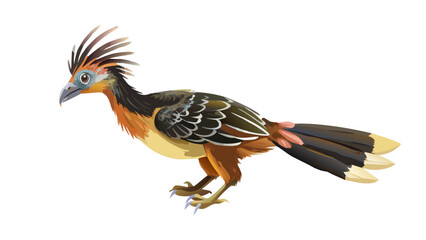 hoatzin-in-digital-painting