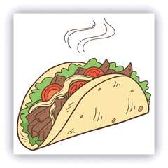 brazier. Fried eggplant, potatoes, peppers, tomatoes in pan. Vegetarian dish. View from above. Wooden background. Copy space