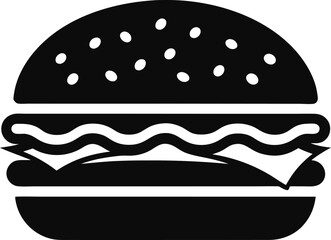 Simple Cheeseburger Fast Food Icon