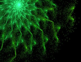 Imaginatory fractal abstract background Image