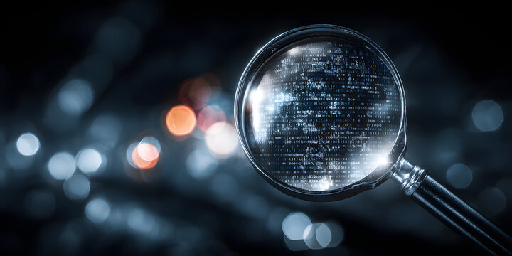 Cybercrime Investigation, Digital Forensics, Online Security, Internet Police, Computer Crime Scene, Bokeh Background, High-Tech Investigation, Data Breach, Cybersecurity, Network Security