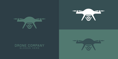 Aerial Drone Logo Set