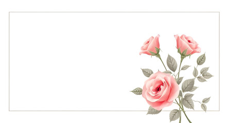 Greeting card with roses, Rose floral card, Romantic greeting card, Rose bouquet card, Elegant rose card, Vintage rose card, Card with red roses, Wedding rose card, Valentine&rsquo;s Day card, Floral greeti