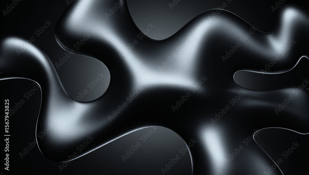 Poster an industrial 3d render with futuristic, metallic textures forms the basis of this design, which boa