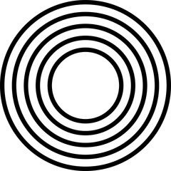 Dynamic lines and circles. Technology concept