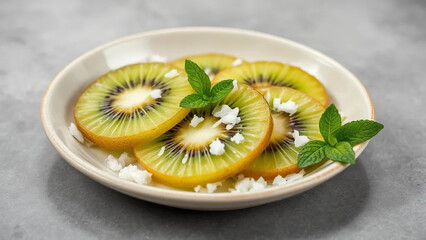 fruit salad with kiwi fruit
