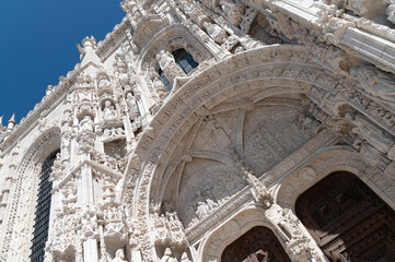Lisboa, iglesia del monasterio de los Jerónimos, monumento nacional, portugal.