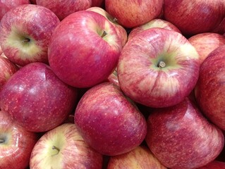 Close-up of fresh and juicy apples